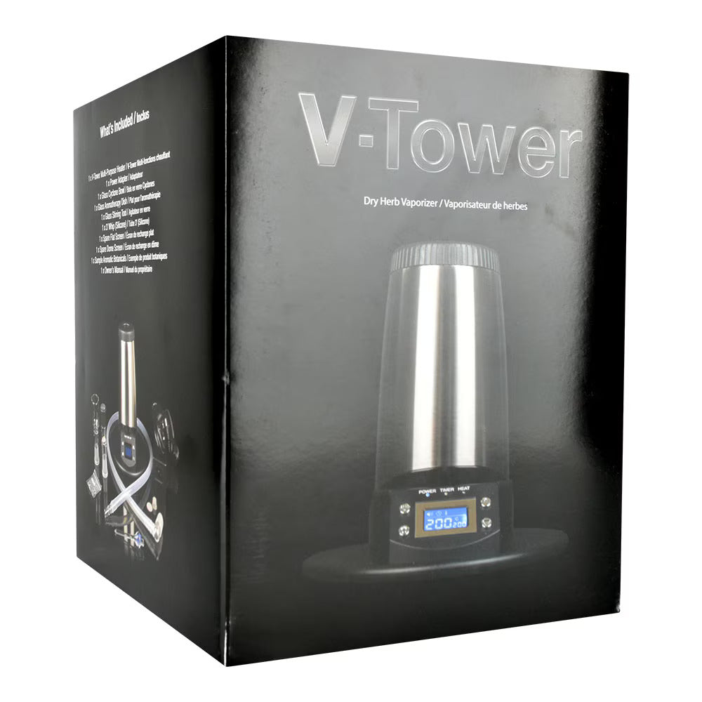 Arizer V-Tower Dry Herb Desktop Vaporizer - VaporizeUSA