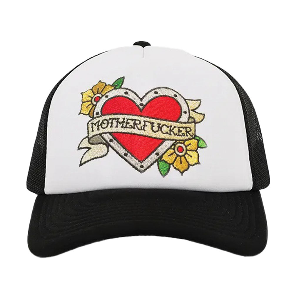 Wood Rocket Motherfucker Tattoo Heart Snapback Hat - VaporizeUSA