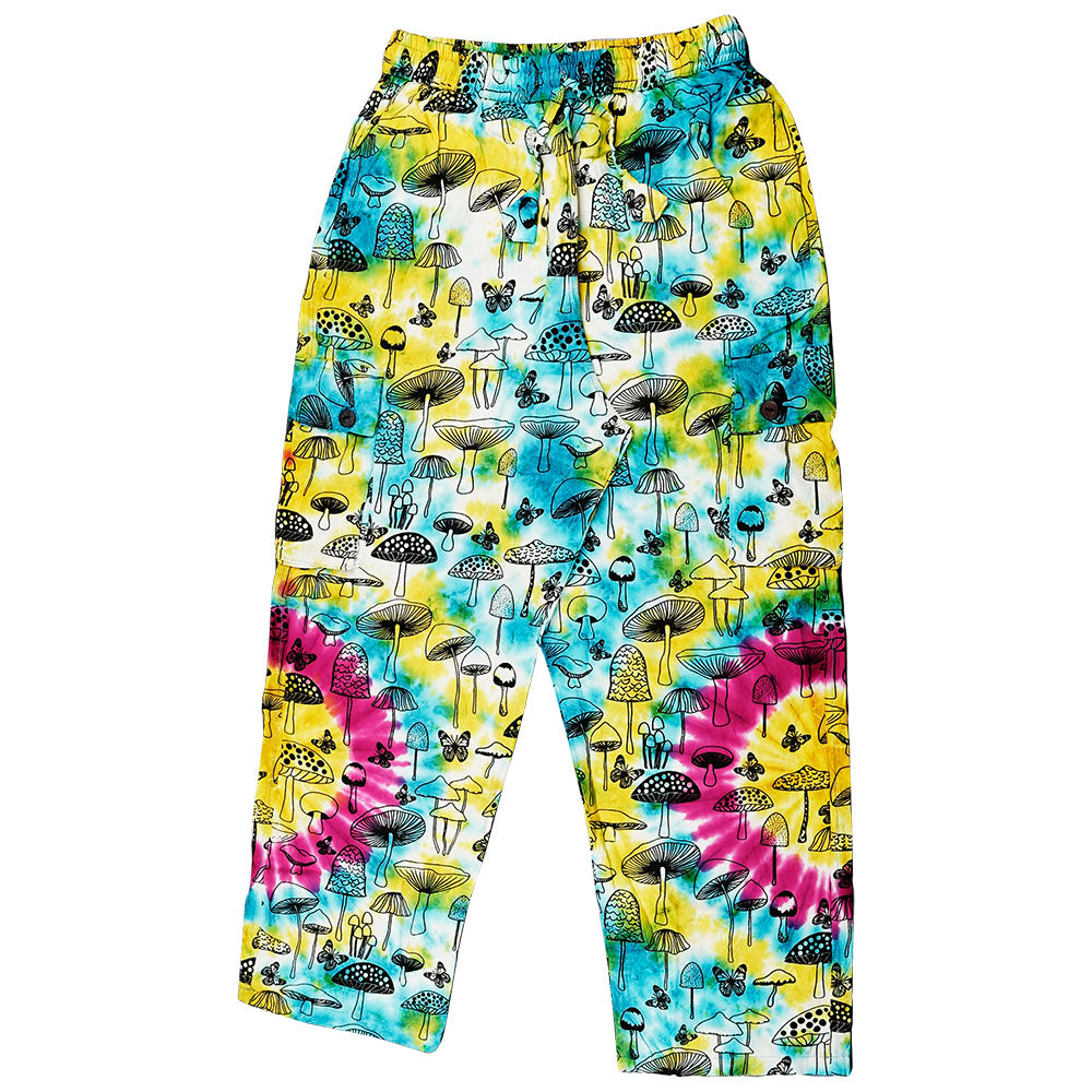 Threadheads Tie Dye Mushroom Cargo Pants | 38.5"