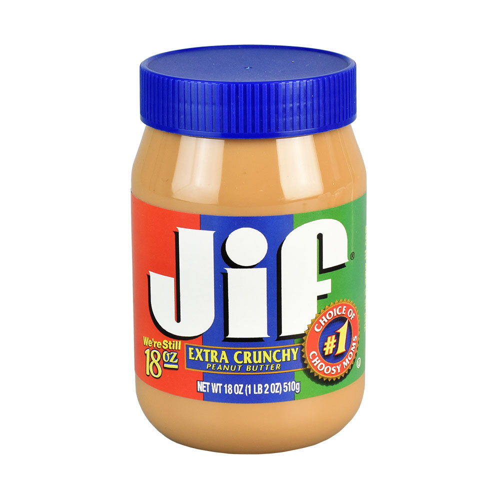 Jiffy Peanut Butter Diversion Stash Safe - 18oz Jar - VaporizeUSA