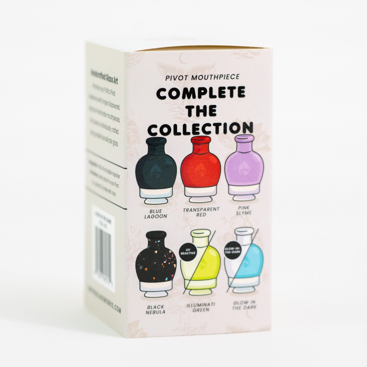 Empire Glassworks Puffco Pivot Glass Mouthpiece - Black Nebula