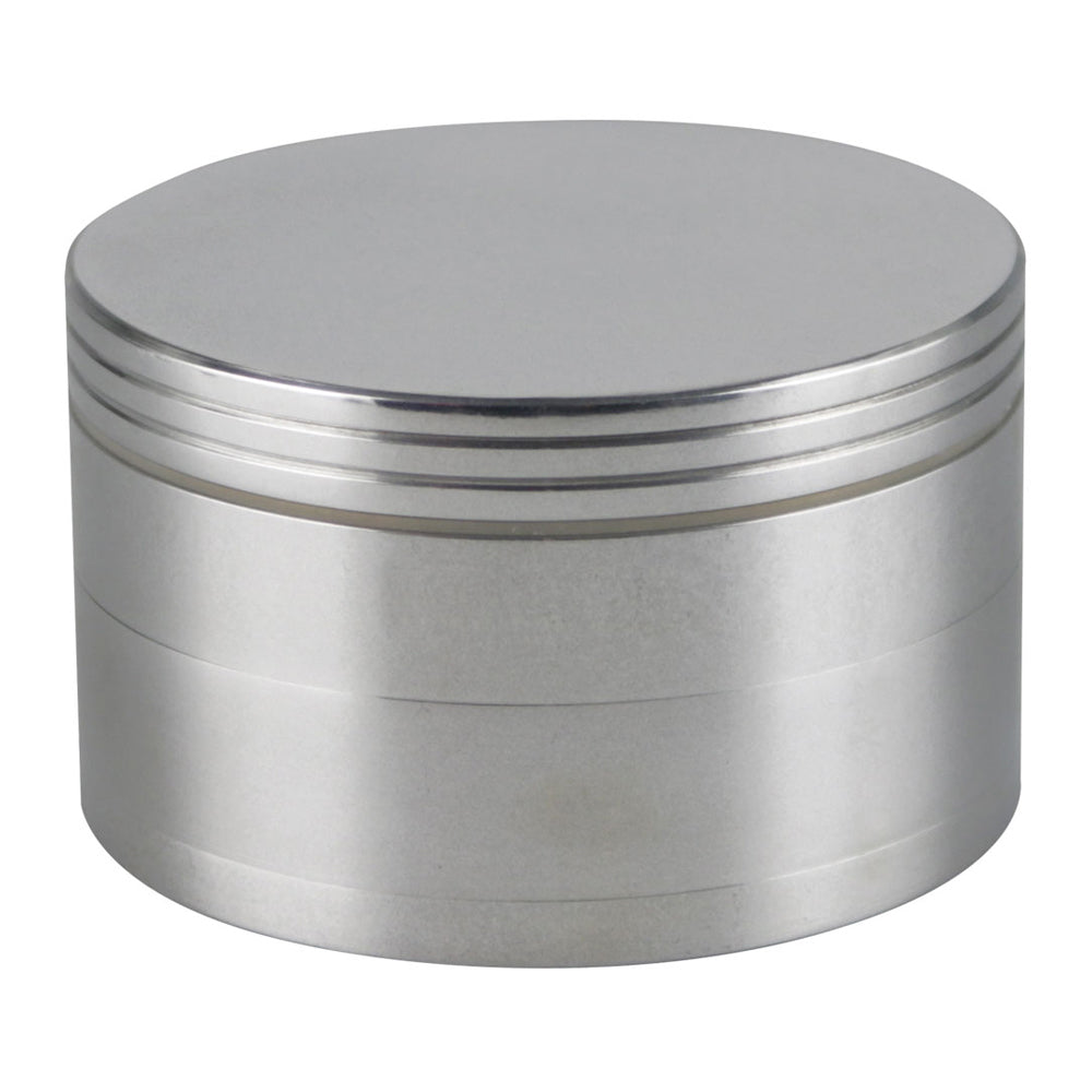 Metal Grinder w/Screen and brush - 4pc / 3" - VaporizeUSA