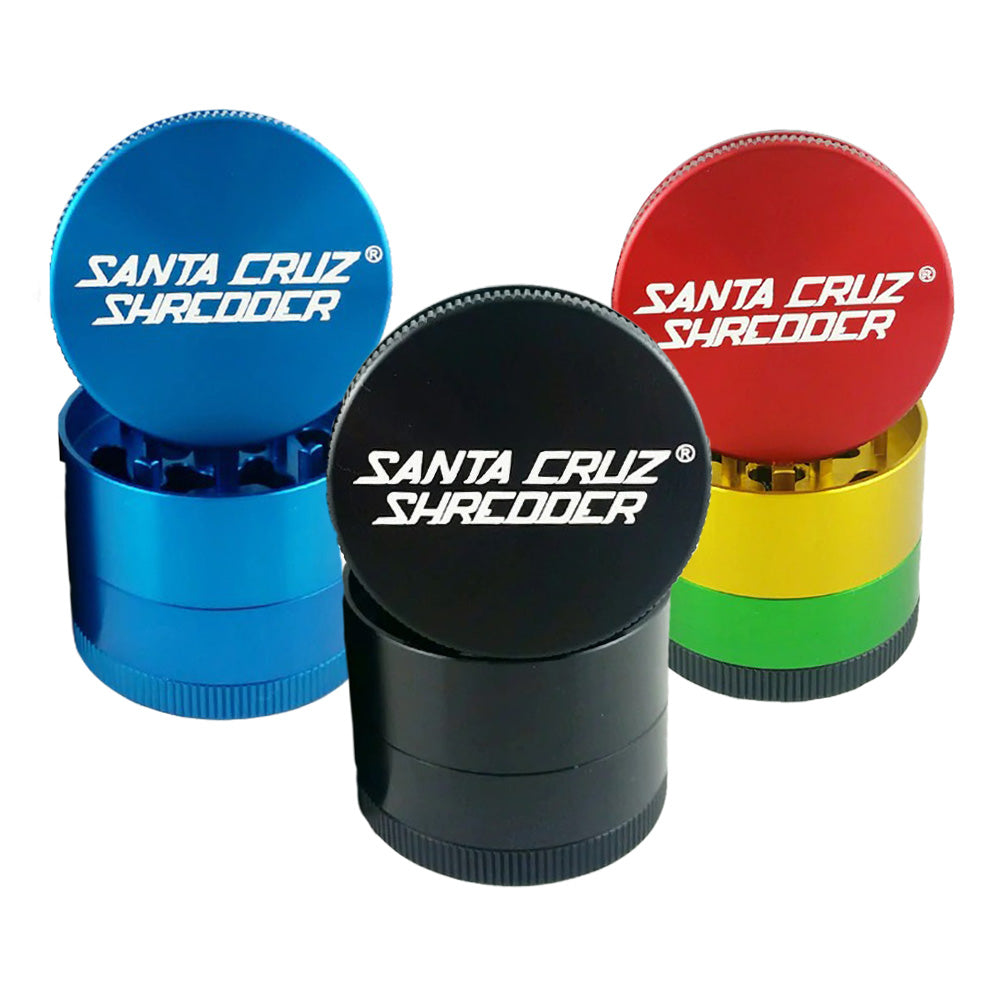 Santa Cruz Shredder Grinder - Small 4pc / 1.6" - VaporizeUSA