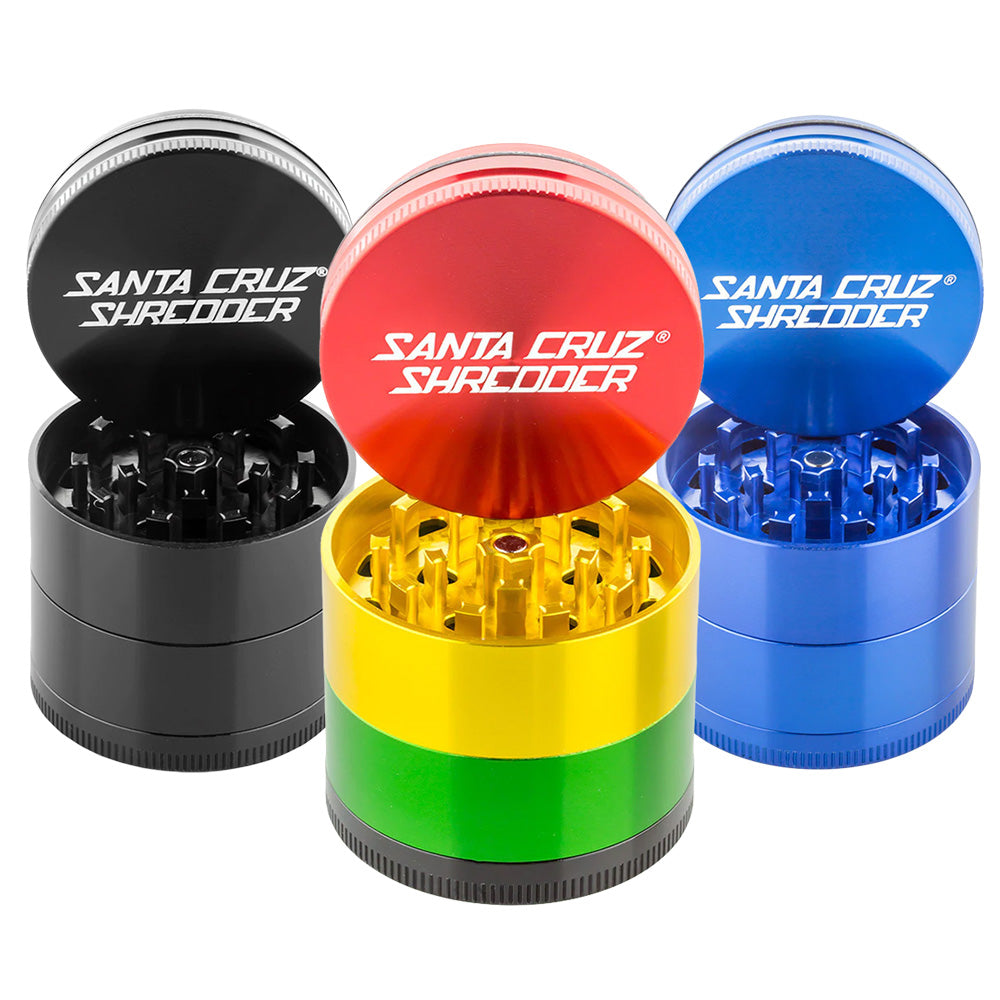 Santa Cruz Shredder Grinder - Medium 4pc / 2.12" - VaporizeUSA