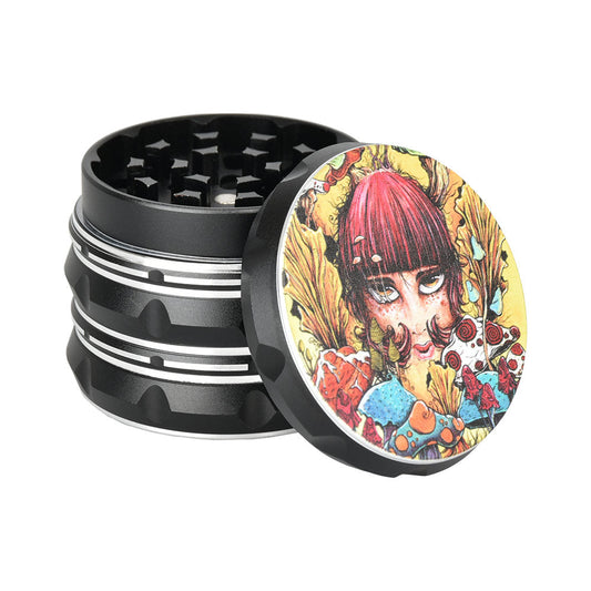 Sean Dietrich Mushroom Red Grinder - 4pc / 2.25" - VaporizeUSA