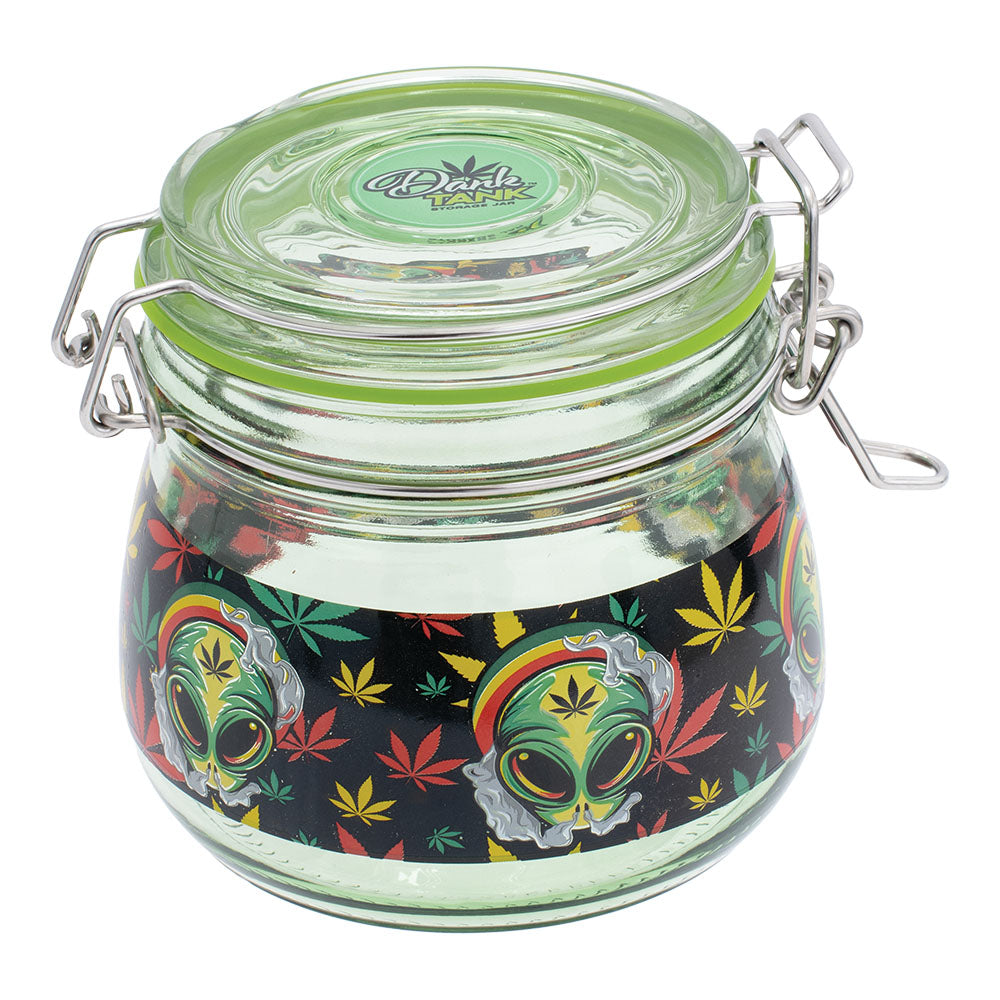 Fujima Dank Tank Stoned Alien Glass Jar - 500ml