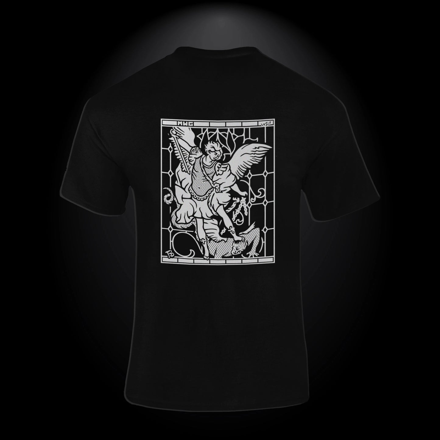 Archangel Cotton T-shirt - Milkyway Glass