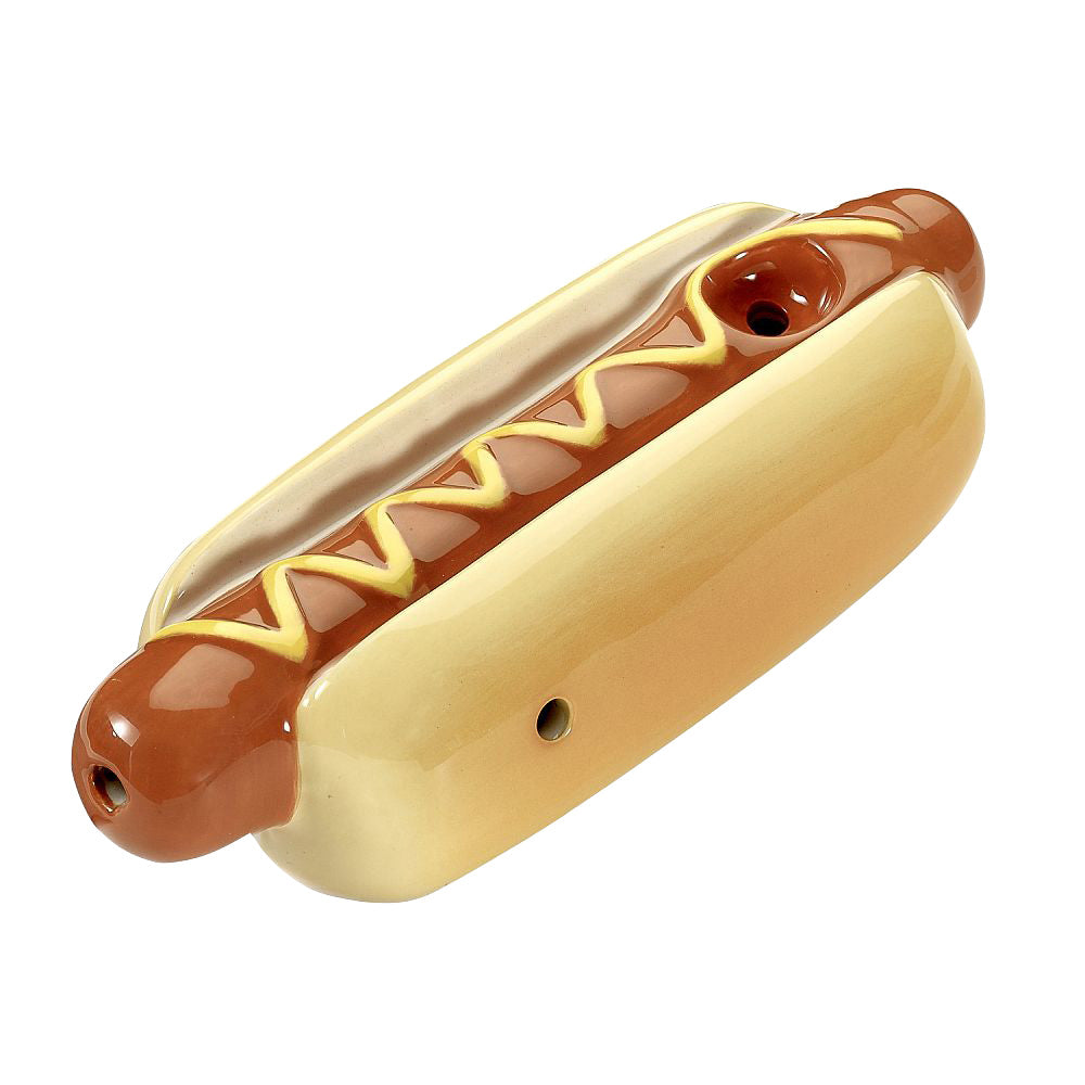 Roast & Toast Ceramic Hot Dog Pipe - 6.75" - VaporizeUSA