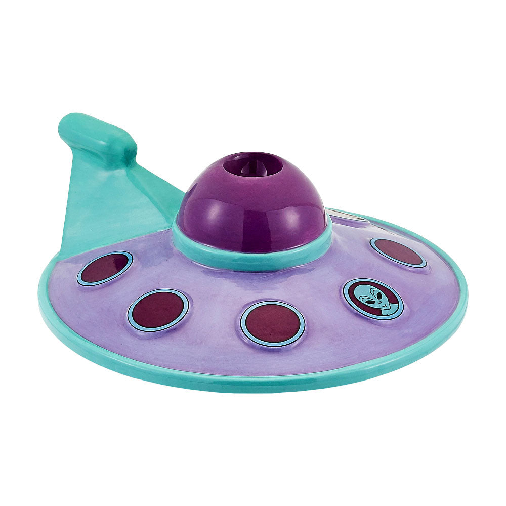 Spaceship Ceramic Pipe | 6" - VaporizeUSA