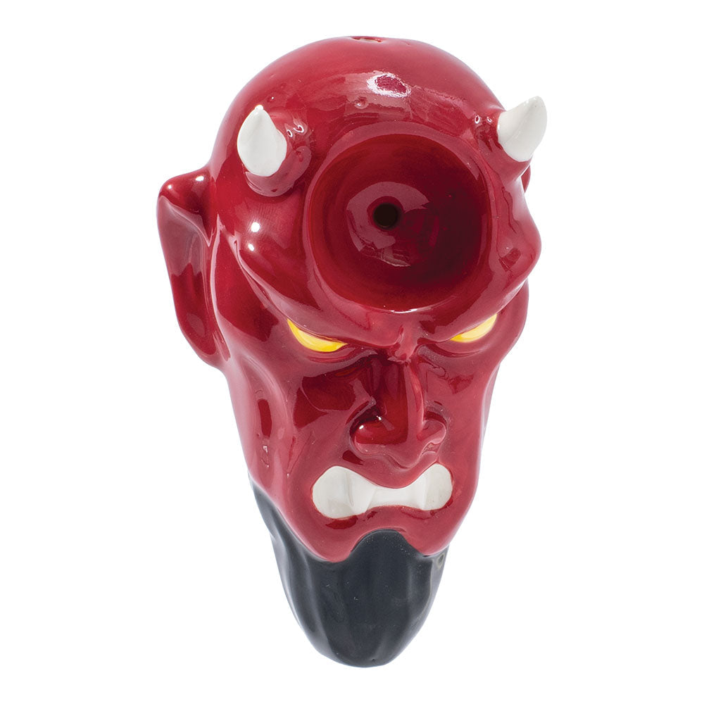 Wacky Bowlz Devil Ceramic Hand Pipe - 3.5" - VaporizeUSA
