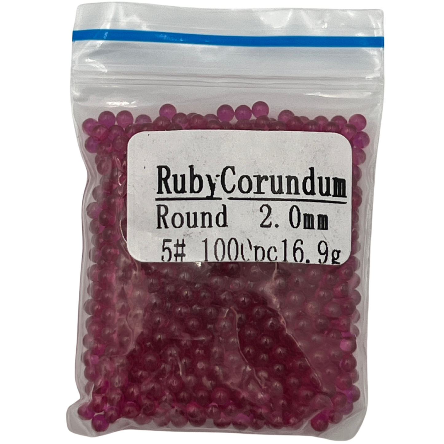 Universal Baller 2mm Ruby Balls, 1,000 Count