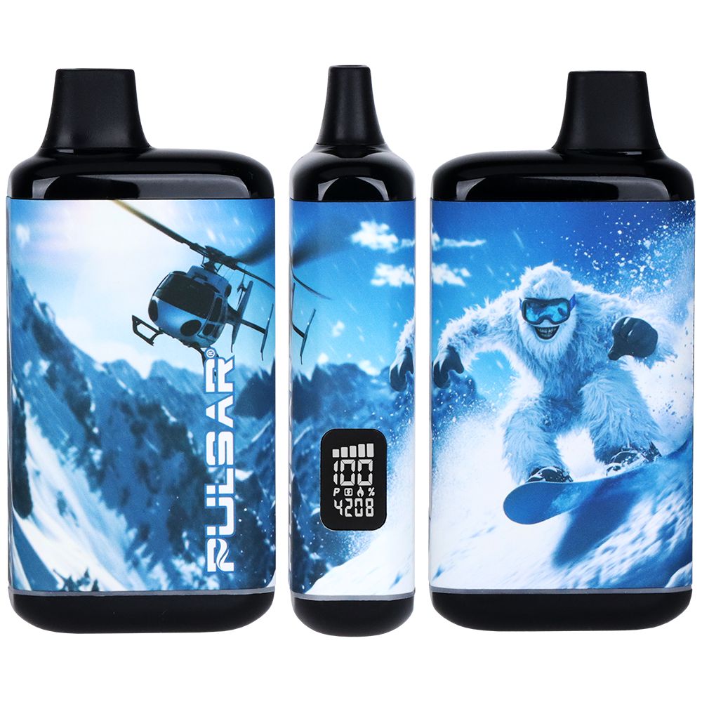 10CT DISPLAY - Pulsar 510 DL 2.0 PRO Design Series VV Vape Bar - 1000mAh / Assorted Designs