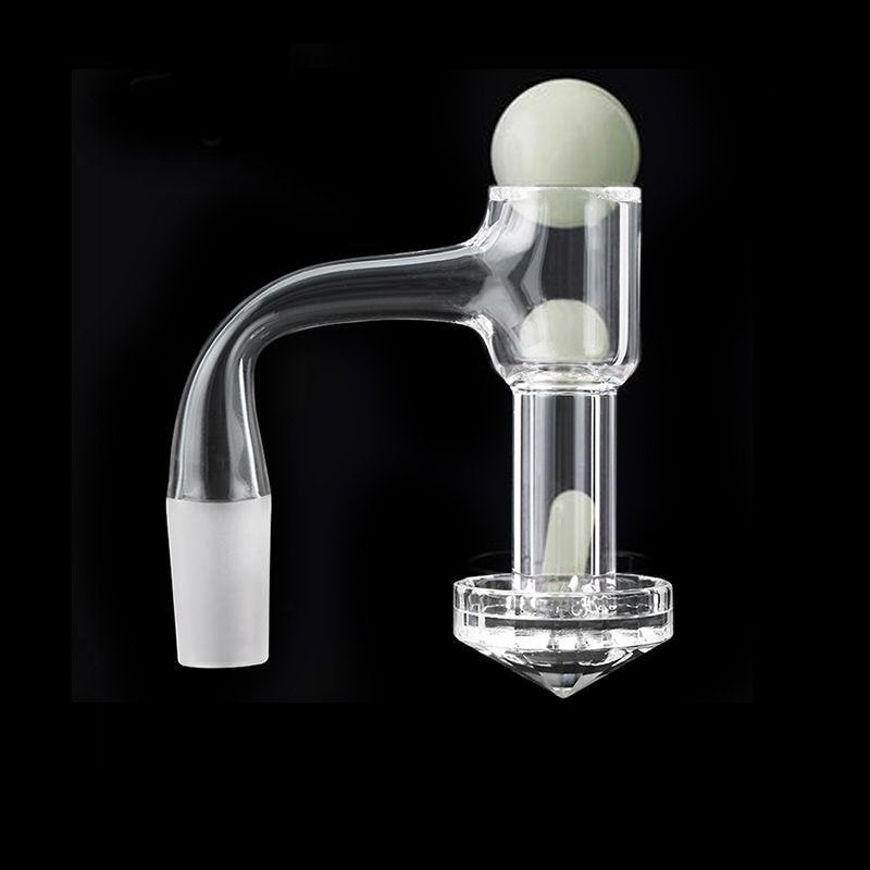 Full Weld Diamond Bottom Quartz Slurper Banger Set