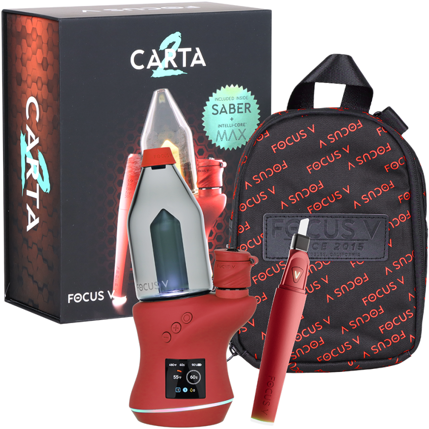 Focus V CARTA 2 eRig MAX Oil Atomizer & Saber Hot Knife Bundle | 2000mAh