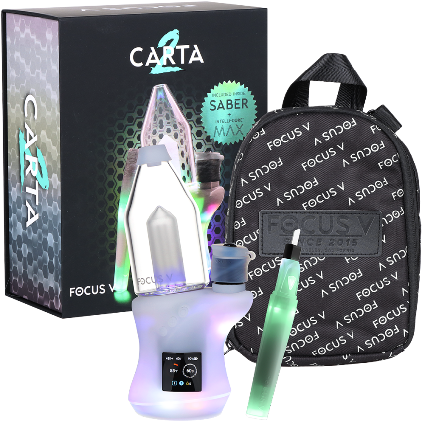 Focus V CARTA 2 eRig MAX Oil Atomizer & Saber Hot Knife Bundle | 2000mAh