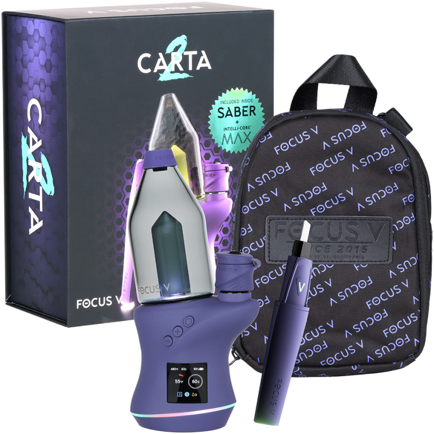 Focus V CARTA 2 eRig MAX Oil Atomizer & Saber Hot Knife Bundle | 2000mAh