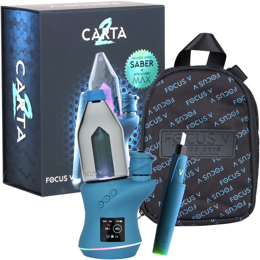 Focus V CARTA 2 eRig MAX Oil Atomizer & Saber Hot Knife Bundle | 2000mAh