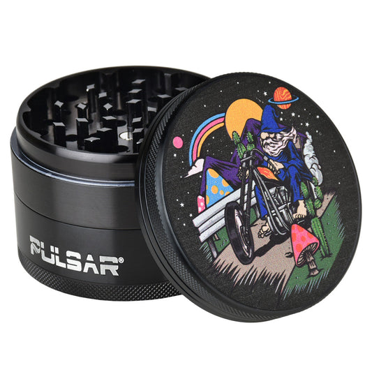 Pulsar Artist Series Grinder | Julian Akbar Trippy Trip - VaporizeUSA