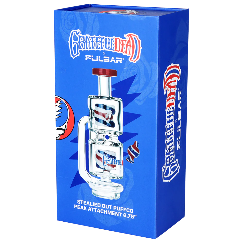 Grateful Dead x Pulsar Stealied Out Attachment Set for Puffco Peak & Peak Pro- 6.75"