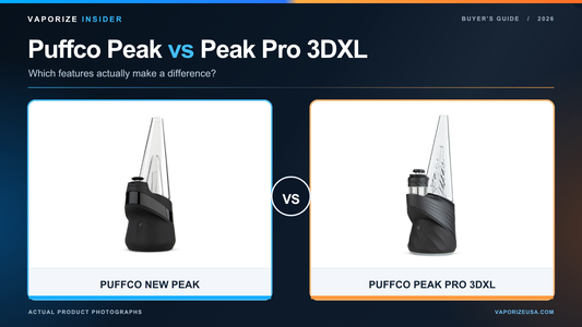 Puffco Peak vs Peak Pro 3DXL (2026): Features Compared