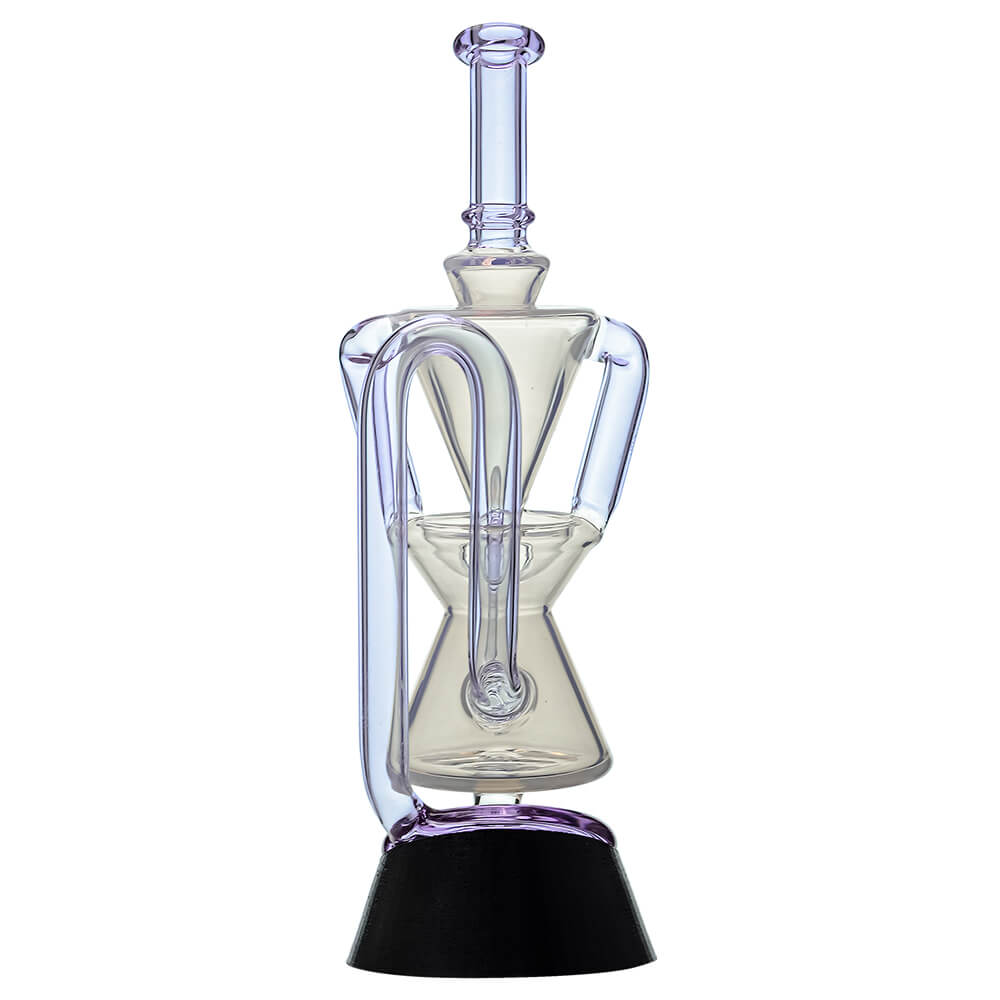 CALIBEAR OPAL WHITE KLEIN RECYCLER WITH AMAZING TORNADO FOR PUFFCO PEAK & PRO