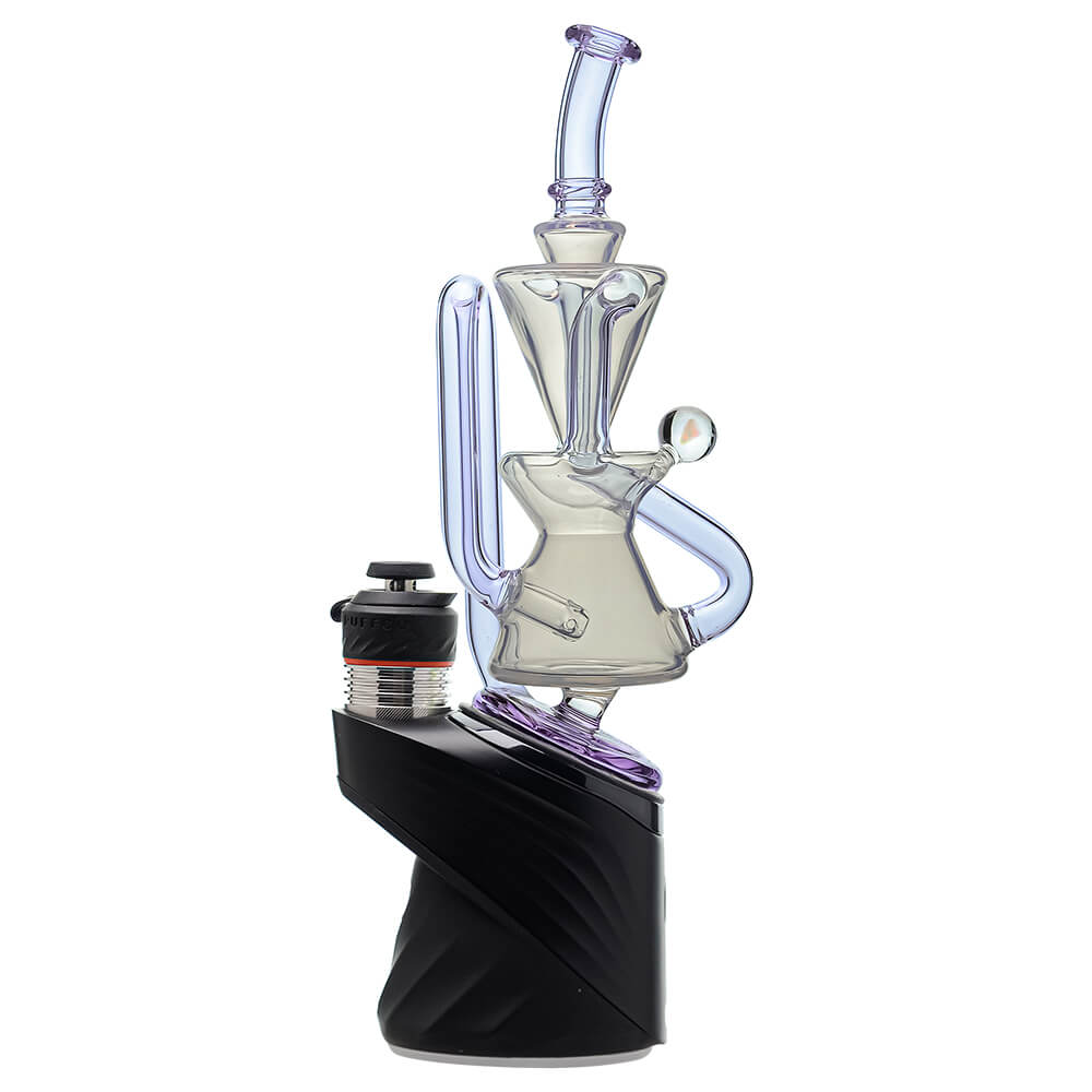 CALIBEAR OPAL WHITE KLEIN RECYCLER WITH AMAZING TORNADO FOR PUFFCO PEAK & PRO
