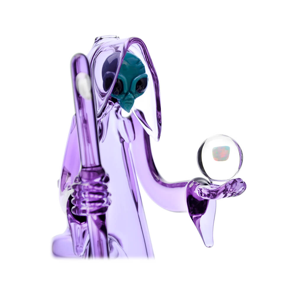 CALIBEAR REAPER RIG WITH REMOVABLE SCYTHE DABBER & SHINING OPAL