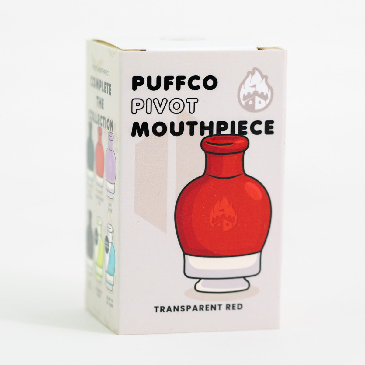 Empire Glassworks Puffco Pivot Glass Mouthpiece - Transparent Red