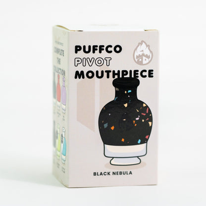 Empire Glassworks Puffco Pivot Glass Mouthpiece - Black Nebula