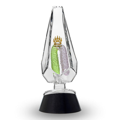 Fancy Hexagon Gummy Perc Glass Attachment for Puffco Peak OG & Pro | Calibear