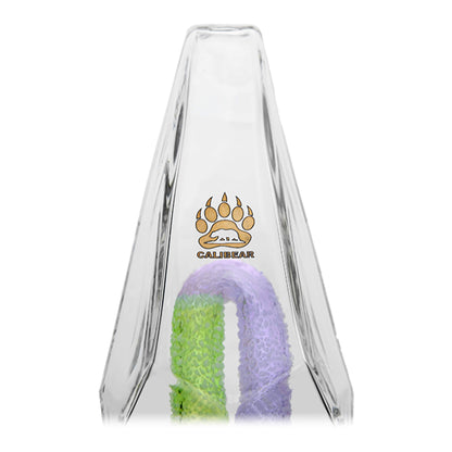 Fancy Hexagon Gummy Perc Glass Attachment for Puffco Peak OG & Pro | Calibear