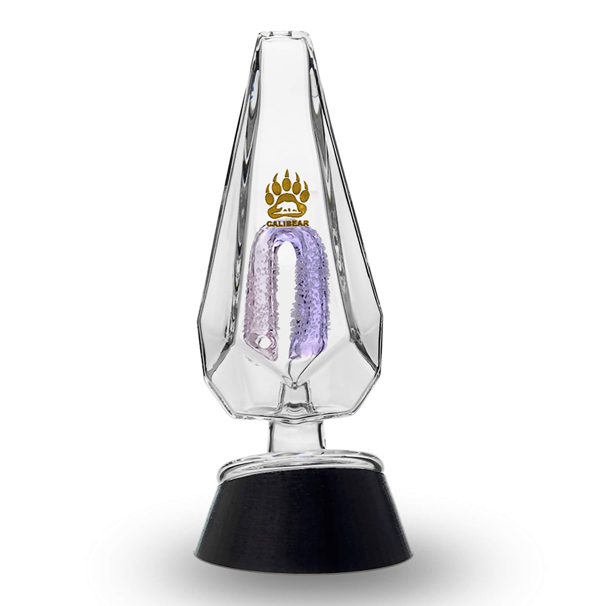 Fancy Hexagon Gummy Perc Glass Attachment for Puffco Peak OG & Pro | Calibear
