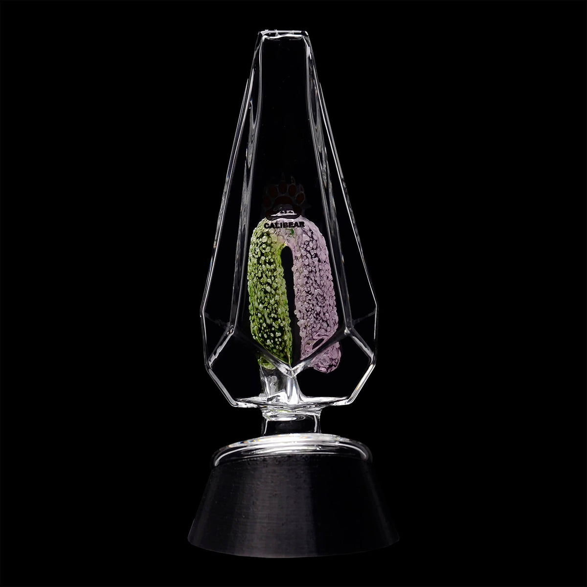 Fancy Hexagon Gummy Perc Glass Attachment for Puffco Peak OG & Pro | Calibear