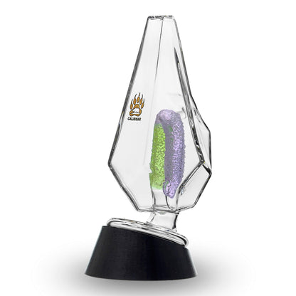 Fancy Hexagon Gummy Perc Glass Attachment for Puffco Peak OG & Pro | Calibear