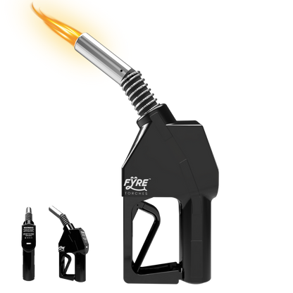 "Gas Pump" Shaped Torch Refillable and Adjustable Flame