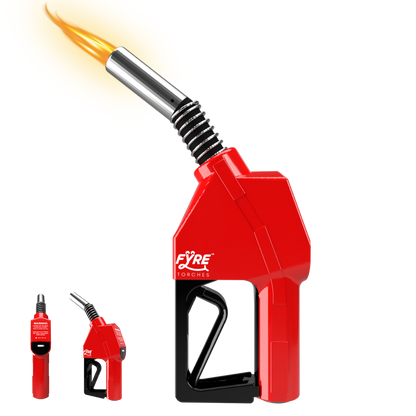"Gas Pump" Shaped Torch Refillable and Adjustable Flame