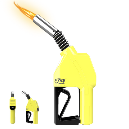 "Gas Pump" Shaped Torch Refillable and Adjustable Flame
