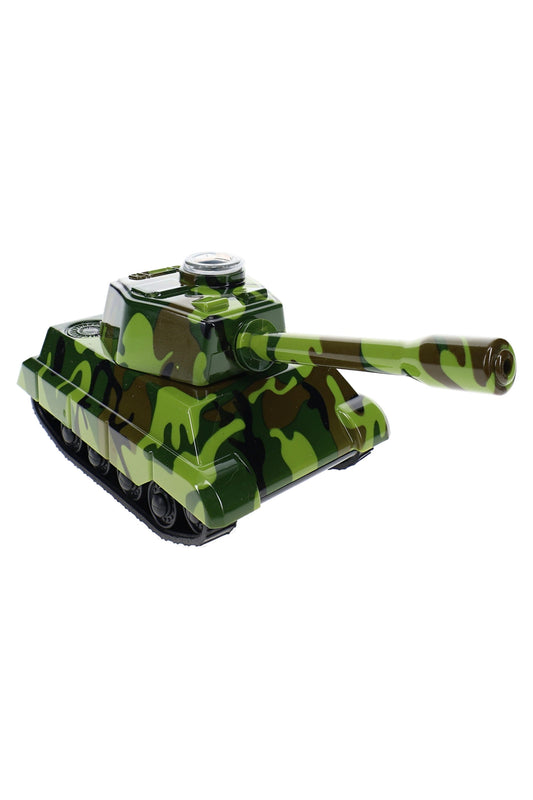 Tank Metal Herb Grinder & Pipe “Rolling Armor” – 1¾″ – Assorted Colors