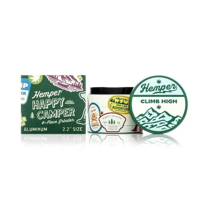 Hemper Happy Camper 4-Part Metal Grinder – 2.25″