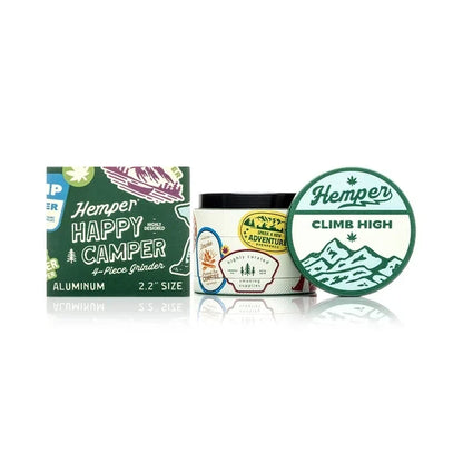 Hemper Happy Camper 4-Part Metal Grinder – 2.25″
