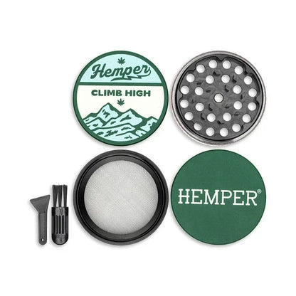 Hemper Happy Camper 4-Part Metal Grinder – 2.25″