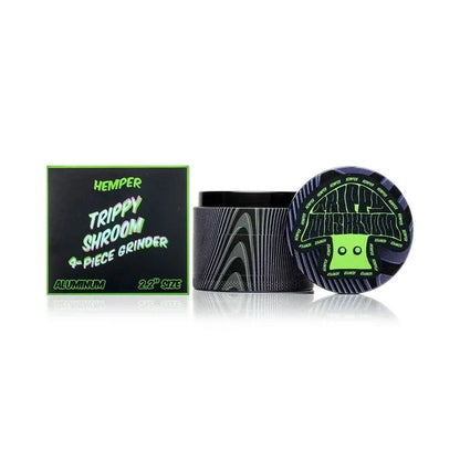 Hemper Trippy Shroom 4-Part Metal Grinder – 2.25″