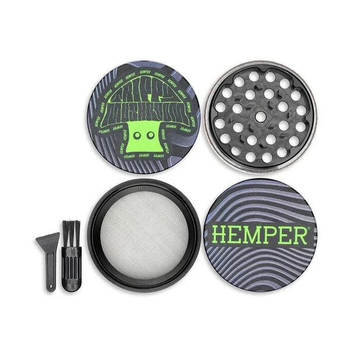 Hemper Trippy Shroom 4-Part Metal Grinder – 2.25″