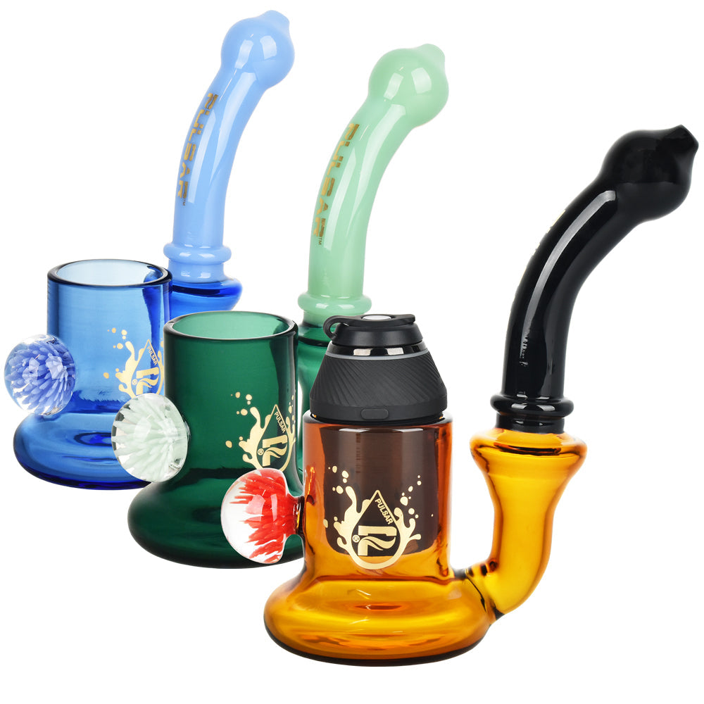Pulsar Sherlock Pipe Attachment for Puffco Proxy-6.5"/Clrs Vry