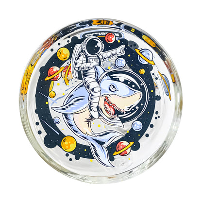 7MM GLASS BEAKER WATER PIPE COMBO BOX W/DESIGNED CALIBEAR BRAND DECAL