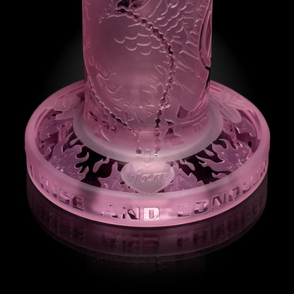 Phoenix: Forged in Fire 6" Pink Cancer Dab Rig - Milkyway Glass
