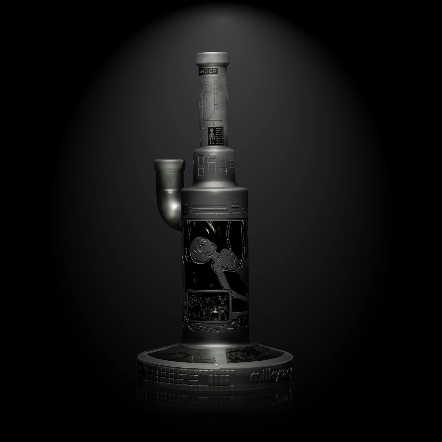 Area 51 9" Dab Rig - Milkyway Glass