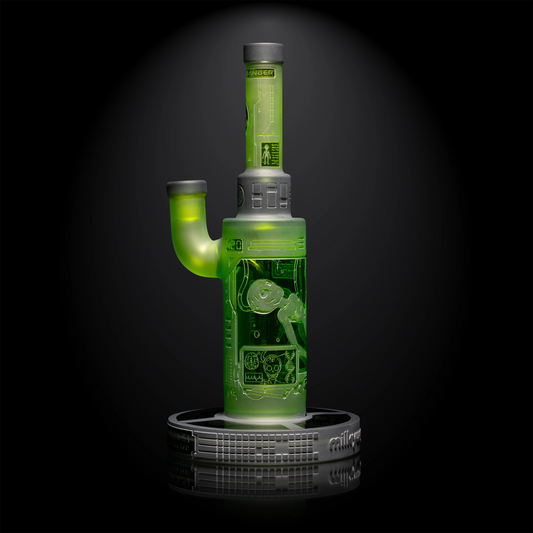 Area 51 9" Dab Rig - Milkyway Glass