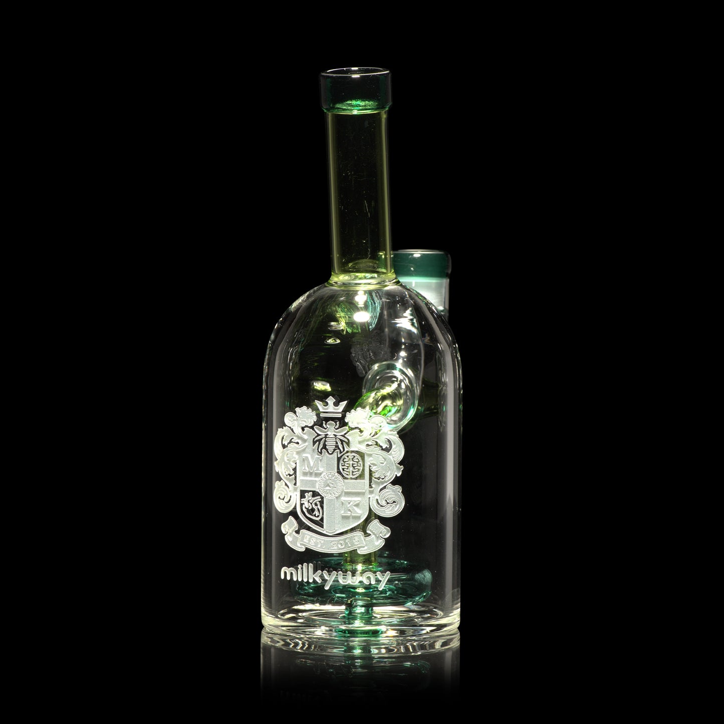 Coat of Arms 7" Dab Rig - Milkyway Glass