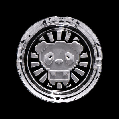 Pixel Panda Ashtray - Milkyway Glass